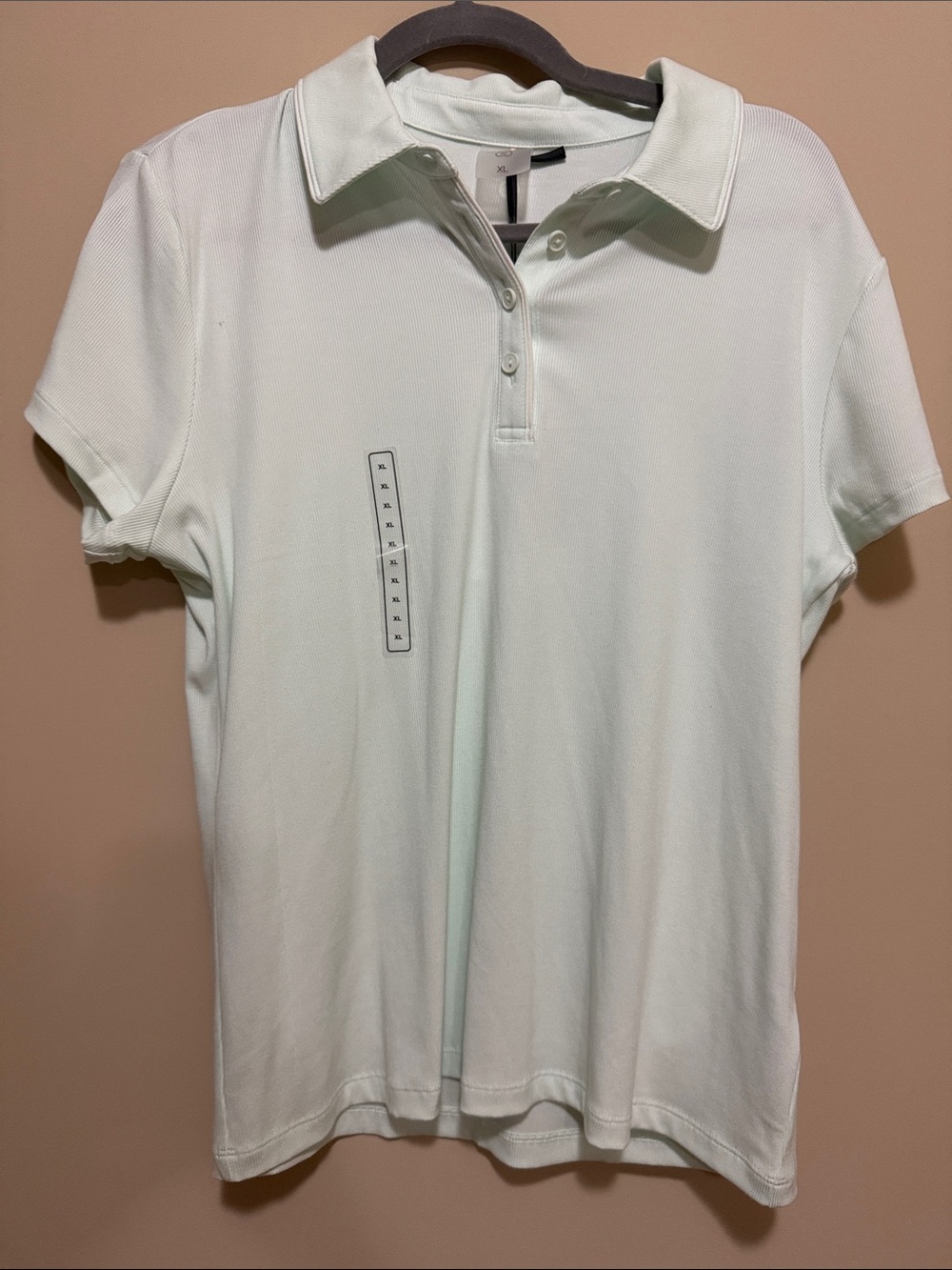 Women's Light Mint Polo Top